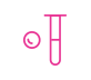 Icône de l'ovule et du tube à essai